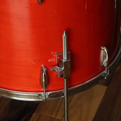 Yamaha TT818 F Tour Custom 8000 - red wood 18"x16 floor tom image 11