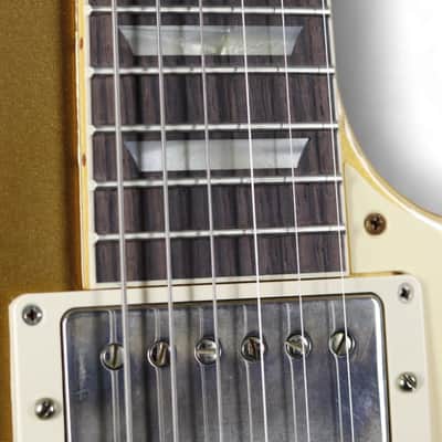 Gibson Custom 1957 Les Paul Goldtop Reissue VOS Double Gold 74837 image 5