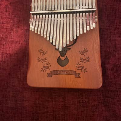 Wooden 21-Note Solid Kalimba 2020s - Black Walnut image 5