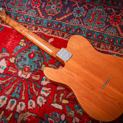 FENDER USA Custom Shop Knotty Pine Telecaster Thinline "Aged Natural + Rosewood" (2020) image 19