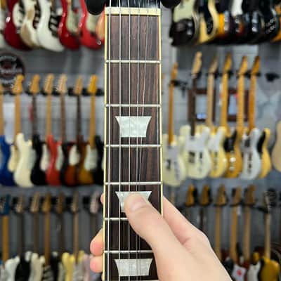 Vintage   V100 Icon Les Paul Jbm Gold Top image 4