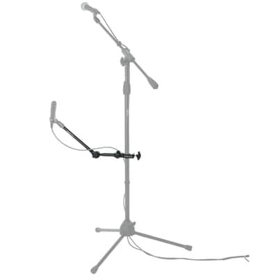 Gator GFW-MIC-MINIBM9 Adjustable 9" Mini Boom Drum Mic Stand w Clamp Extender image 10