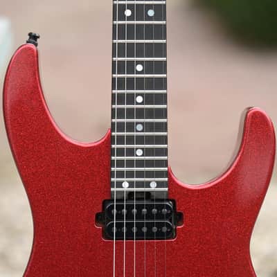 Charvel Custom Shop Limited Edition DK24, Bare Knuckle PU - Red Sparkle image 5
