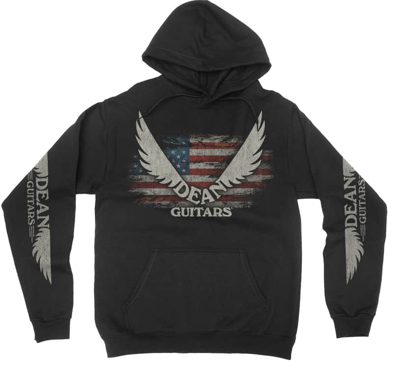 Dean Guitars USA Long Sleeve Hoodie, Medium image 1