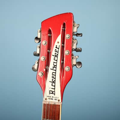 1982 Rickenbacker 620/12 String Electric Guitar Red image 5