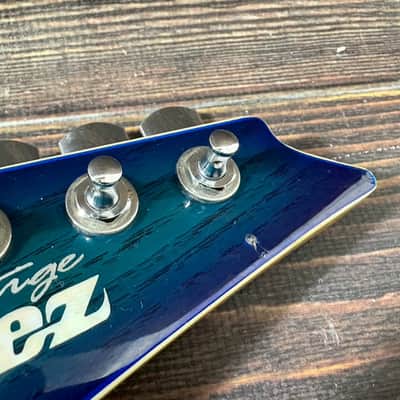 2012 Ibanez Prestige RG2560-MZEX Neck Abyss Blue Burst Maple Fingerboard Made in Japan image 6
