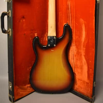 1970 Fender Precision Bass Fretless Sunburst w/OHSC image 3