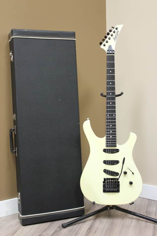 Rare 1985 Larrivee RS-4 Vintage White Electric Guitar (OHSC) image 1