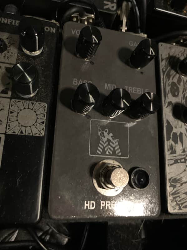 Nerd Knuckle HD Preamp Distortion Acid etched image 1