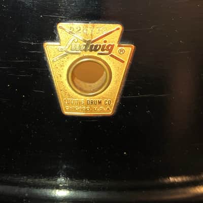 Ludwig Jazz Festival Black 1960’s  snare drum image 2