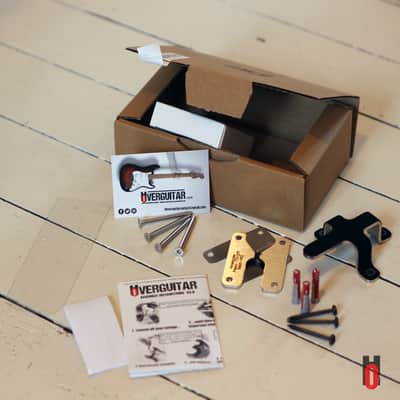 Patented invisible guitar wall hanger compatible FenderÂ® with rectangular plate - 3 kits image 14