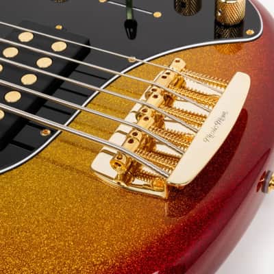 Ernie Ball Music Man StingRay 5 H Special, Cherry Punch / Ebony image 5