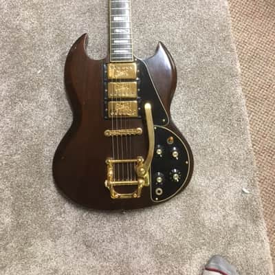 Gibson 1971 Gibson SG Custom Three Logo Pickups ! Restored ! Must See ! Walnut image 1