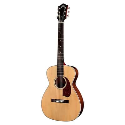 Guild M-50E Standard Concert Acoustic-Electric Guitar, Natural, w/ Case image 3