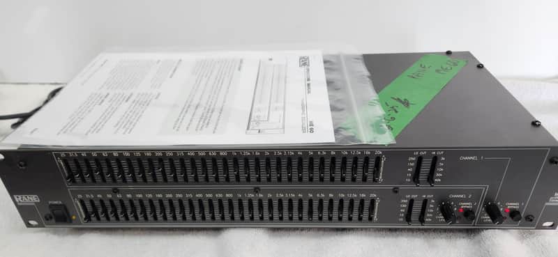 RANE graphic equalizer Model ME-60 , 31 Band 1/3 Octave, Made In USA image 1