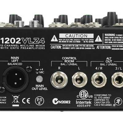 New - Mackie 1202VLZ4 12-channel Soundboard Mixing Console Mixer image 3