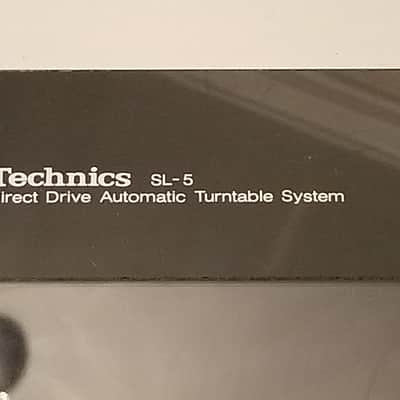 Technics SL-5 DIRECT DRIVE AUTOMATIC TURNTABLE image 8
