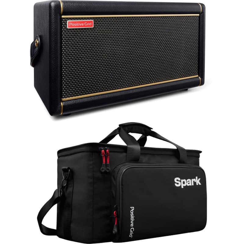 Positive Grid Spark 2 50-watt 2x4-inch Combo Amp with Carry Bag - Black image 1