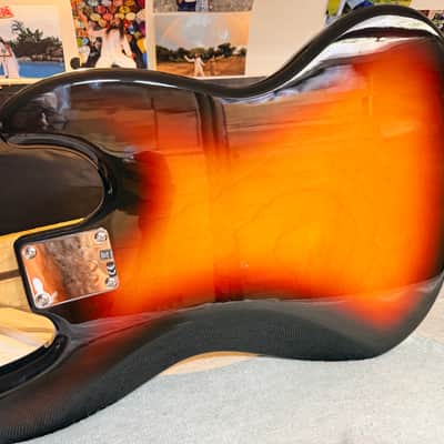 Fender Standard Jazz Bass Left-Handed Electric Bass Guitar Sunburst image 6