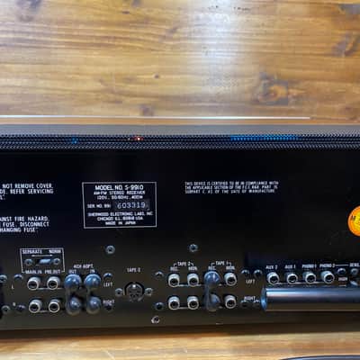 Sherwood S-9910 Serviced Vintage Stereo Receiver 100wpc image 10