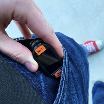 ChromaCast CC-440 Series Chromatic Guitar Tuner, Sunset Orange image 12
