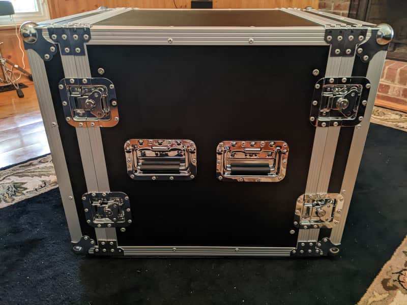 12U Space Road Rack Case with Casters and Covers image 1
