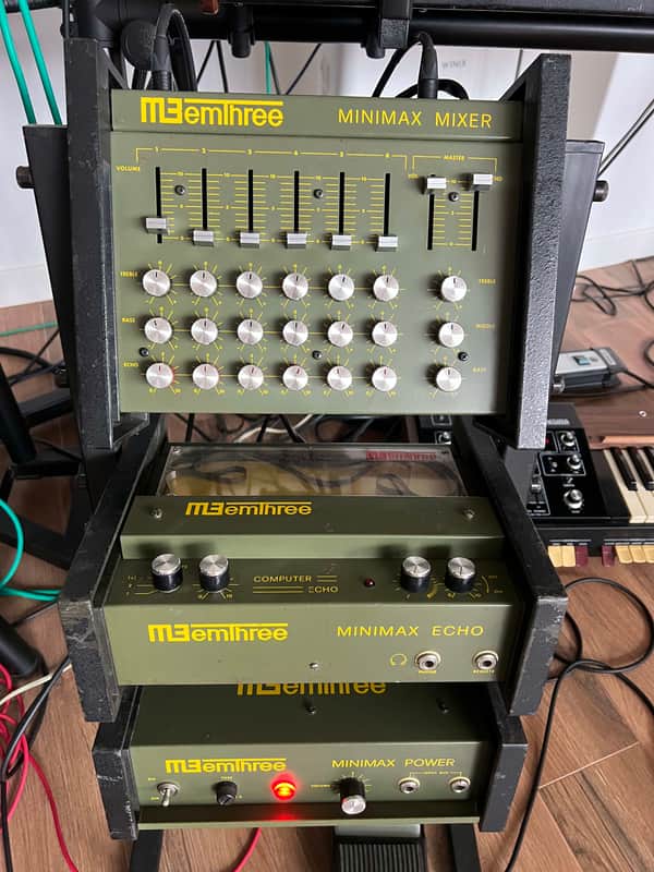 m3 emthree Tape Echo Combo (Minimax Mixer, Echo and Power) Mid 70s to mid 80s image 1