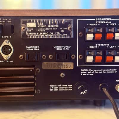 ✨ Sansui 661 Vintage Stereo Receiver – Professionally Serviced – Wood Cabinet – Made in Japan image 20