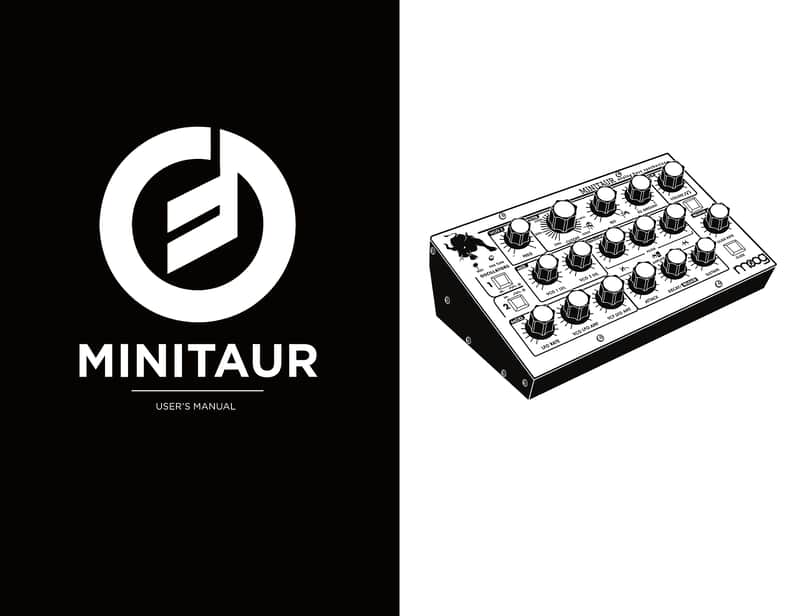 Moog Minitaur User's Manual image 1