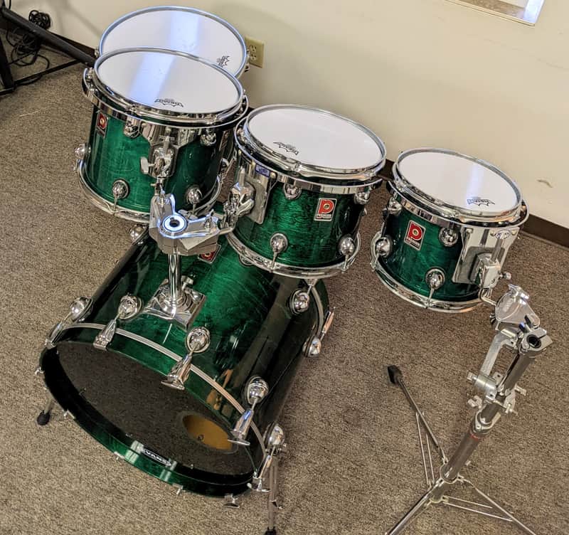 Premier Genista 5pc Drum Set In Terraverde Green Lacquer. image 1