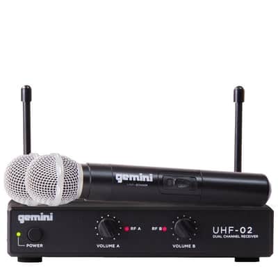 UHF-02M: Wireless Microphone System - S12 517.6+521.5 image 1