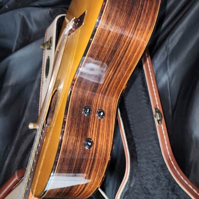 Alvarez Yairi CY128CE 2005  - Natural Gloss Top with Dark Figured Back & Sides image 9