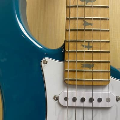 PRS SE Silver Sky - Maple Fretboard - Nylon Blue image 4