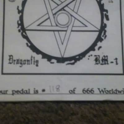 666 MADE::Black Metal Pedal DRAGONFLY BM-1 image 5