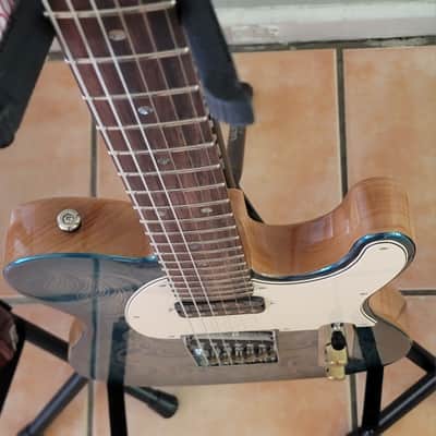 G&L Custom Shop ASAT Bluesboy 2024 - Emerald Blue Paisley image 6