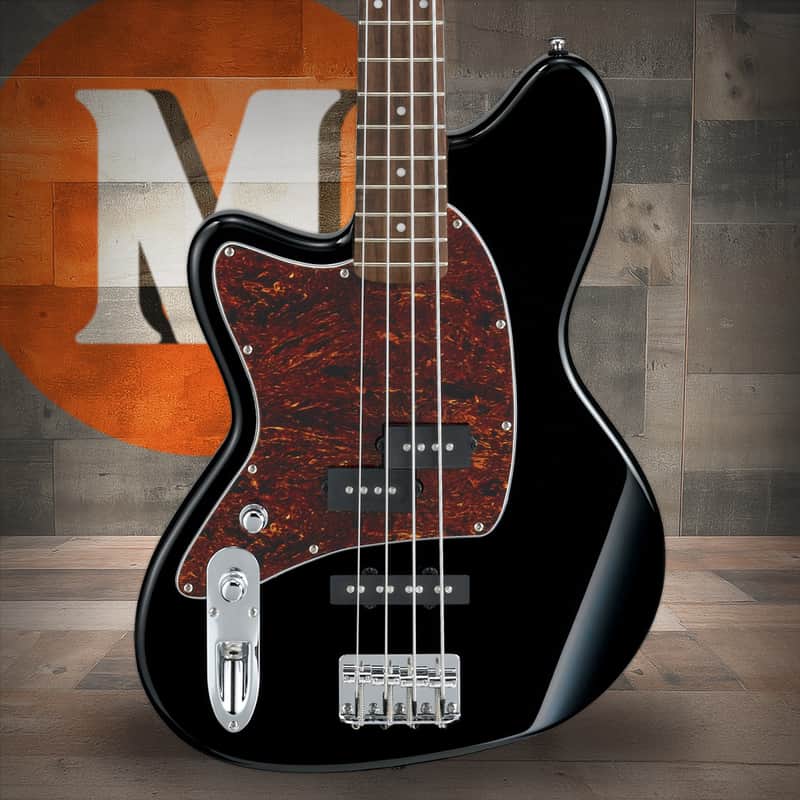 Ibanez Talman Bass Standard 4 String Electric Bass - Left Handed - Black (TMB100LBK) image 1