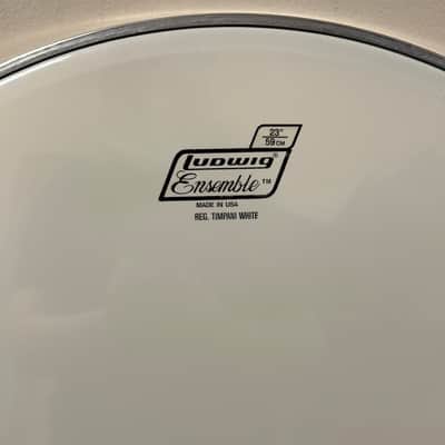 Ludwig Ensemble Timpani Drum Head White 23" image 2