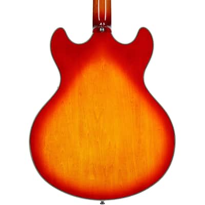 Sire Larry Carlton H7 Semi-hollowbody Electric Guitar, Cherry Sunburst image 6