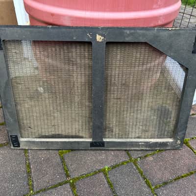1975 Fender Super Twin grill cloth panel & logo real vintage silverface era image 2