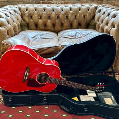 Gibson J45 Standard Cherry Red Custom Color image 9