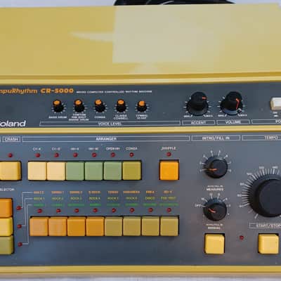 Roland CR-5000 CompuRhythm 1980s - White