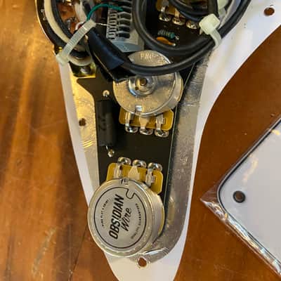 Seymour Duncan Lil 59 JB Jr Neck Fender Strat Pickups Obsidian Harness image 3