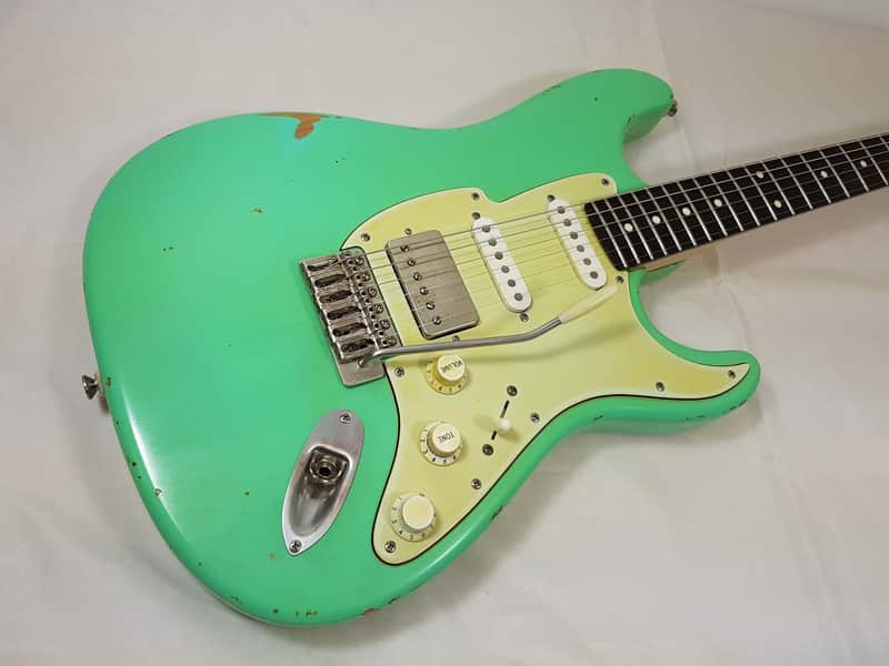 Fret-King Stvdio Corona 60 HB Aged Mint Green image 1