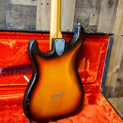 Fender Stratocaster 1977 Sunburst Modified Super Strat HHH Kahler w/ OHSC image 9