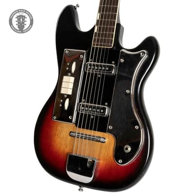 1960s Teisco VN-4 Baritone Sunburst image 1