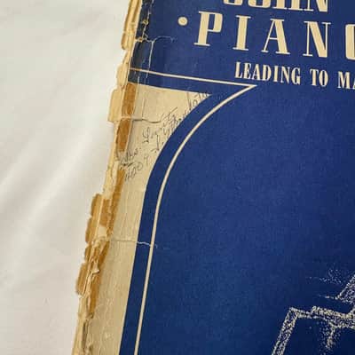 Vintage 1945 John W. Schaum Piano Course books B - G -Used Vintage old image 7