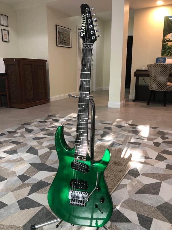 Hamer (USA) Diablo 1992 - Transparent Emerald image 1