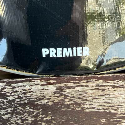 Premier 14” Tendura Snare Drum Head 2000 - Black *NEW Old stock* image 2
