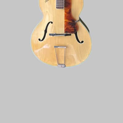 1958 Höfner 456 Blonde Archtop – Exceptional Flame Maple – Germany w/ case image 14