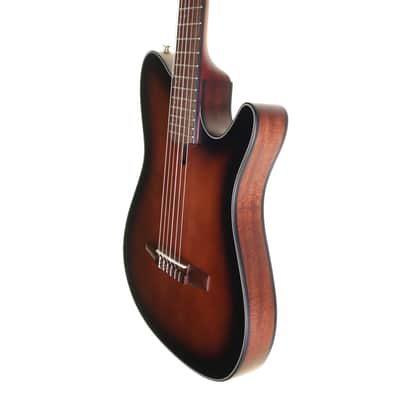 Ibanez FRH10N-BSF Electro-Acoustic Guitar, Brown Stained Flat image 7